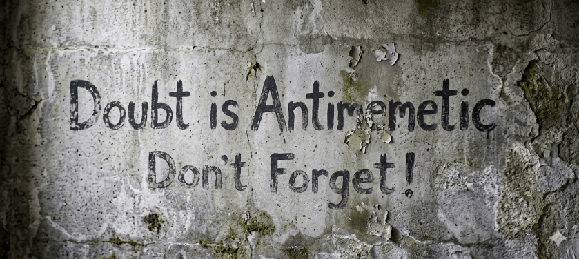 Doubt is Antimemetic